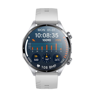 satın al KW332 1.6 Inch Tam Ekranlı Ekranlı Smartwatch 5ATM Su geçirmez 6 Uydu Konumlandırma ile Çevrimiçi üretim