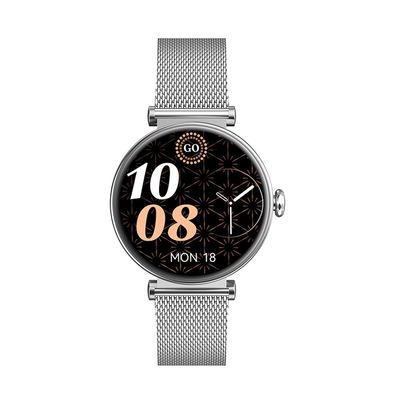 KW60B Silek Metal İnşaat Akıllı Saati 1.2 Inç IP68 Suya Dayanıklı Akıllı Saati