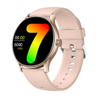 KW222C-PRO Hanımlar Şık Akıllı Saat Su geçirmez IP68 Akıllı Saat Daire Şekli
