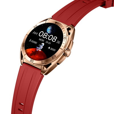 DW16PRO Akıllı saat 3D UI dinamik saat PVD Metal Frame HD Bluetooth Çağrı AOD