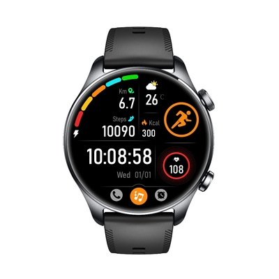 GPS Akıllı Saat KW296 AMOLED Ekranı IP68 Su geçirmez Fitness İzleyici